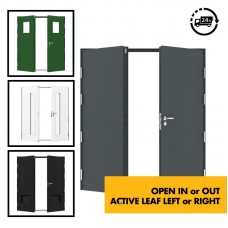 Double Steel Security Personnel Pedestrian Door - Industrial Grade Exterior Outdoor Security Door - 1800mm w x 2035mm h Double Steel Security Personnel Pedestrian Door - Industrial Grade Exterior Outdoor Security Door - 1800mm w x 2035mm h